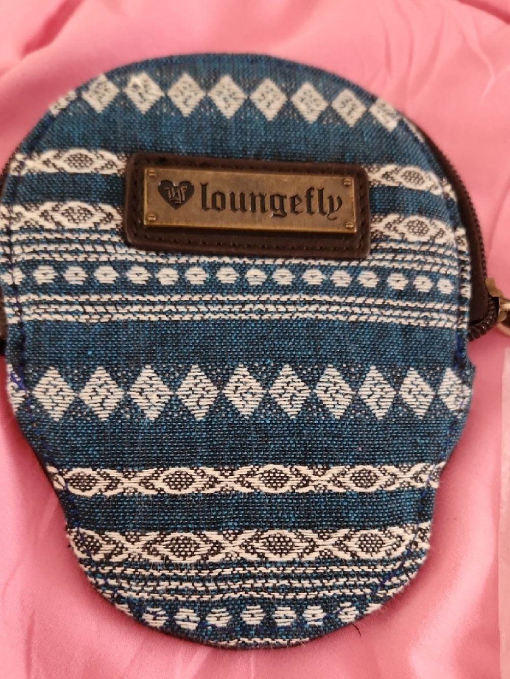 Loungefly Sugar Skull Zipper Coin Wallet - Picture 2 of 9